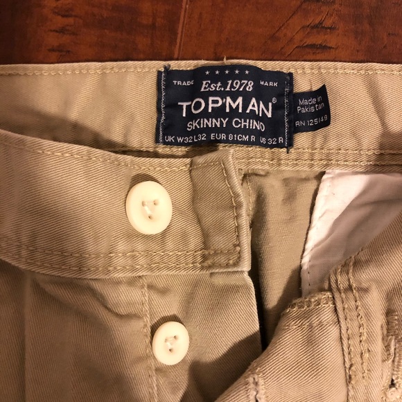 TOPMAN Skinny Chino Jeans in beige - Picture 2 of 4